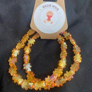 Orange Bear Bracelet